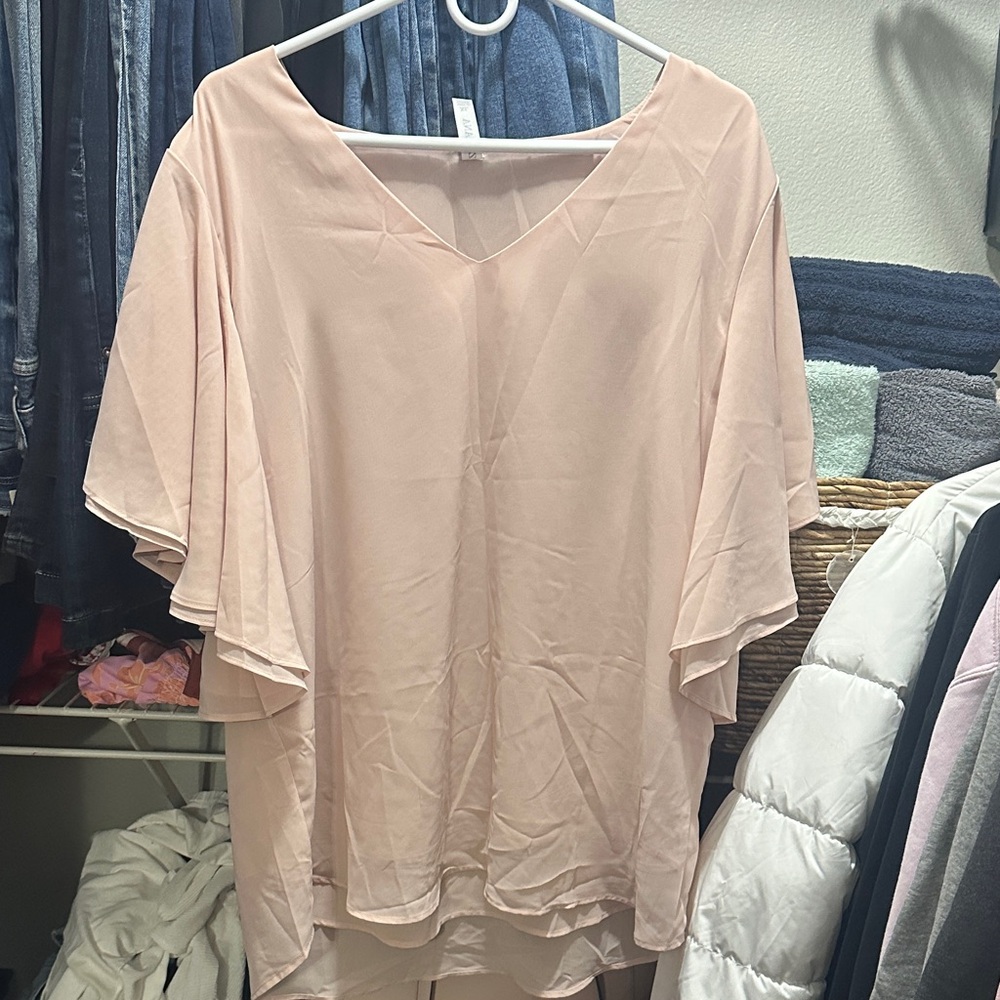 Chic Blush Women's Blouse